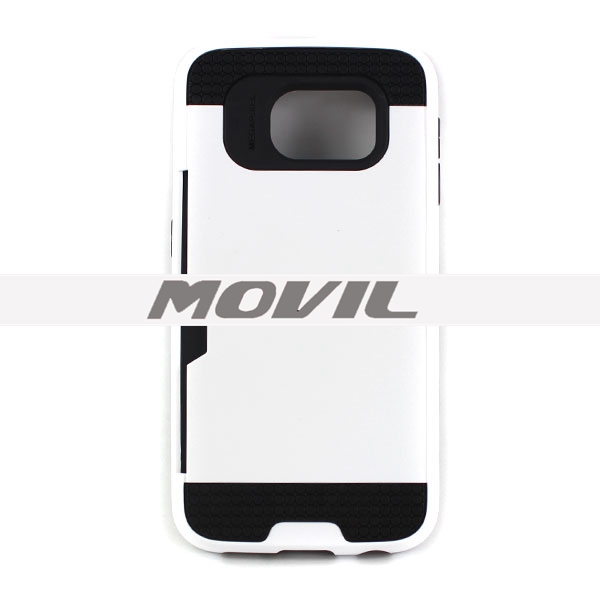 NP-2396 2 en 1 tpu    pc funda  para Samsung Galaxy S6-15